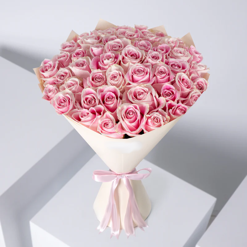 50 Pink Roses