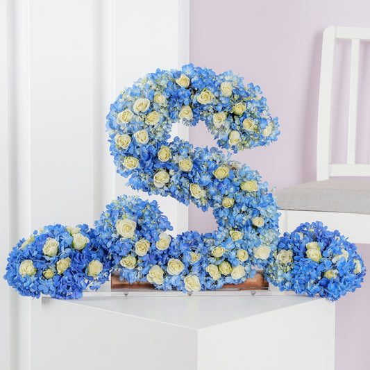 Deluxe Letter Flowers