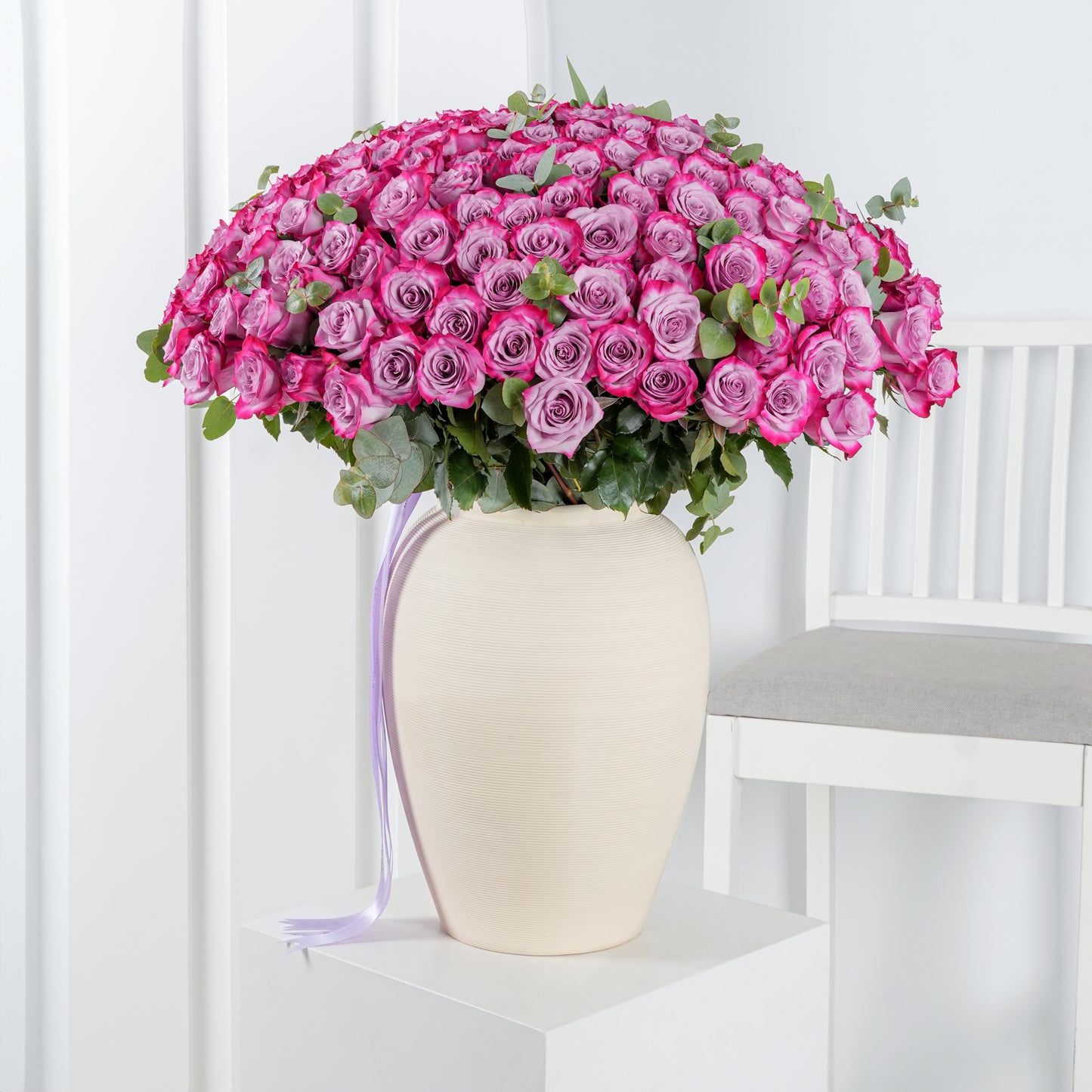 200 Purple Rose Vase