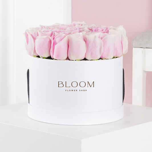 Pink Rose Hatbox