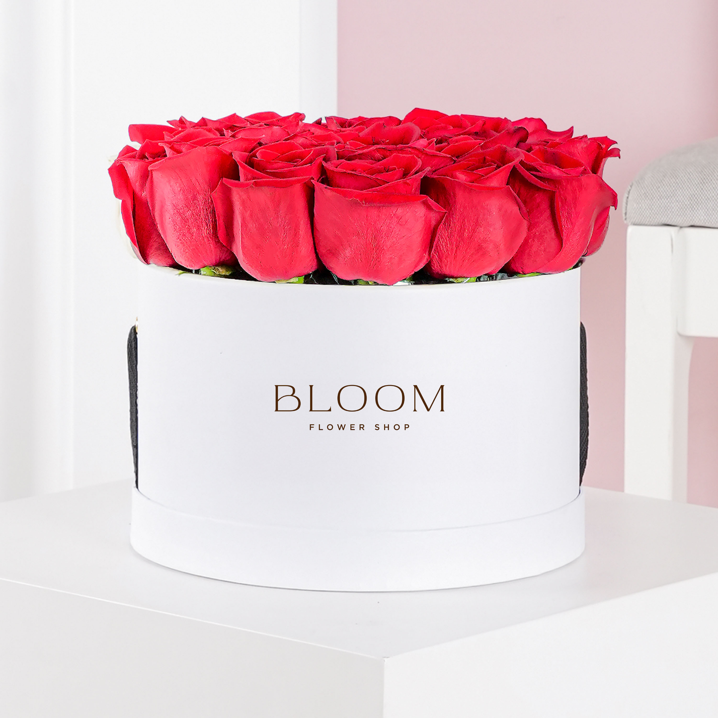 Red Roses Hatbox