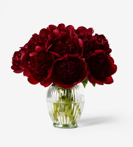 Red Charm Peony Vase